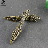 Gryno vario budistų dirbiniai papuošalai vintažiniai žalvario žirgo galva kaukolė Budos grūstuvė Vajry figūrėlės Pradžia Adata Peilis Buda