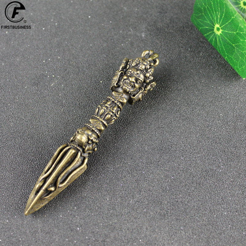 Gryno vario budistų dirbiniai papuošalai vintažiniai žalvario žirgo galva kaukolė Budos grūstuvė Vajry figūrėlės Pradžia Adata Peilis Buda