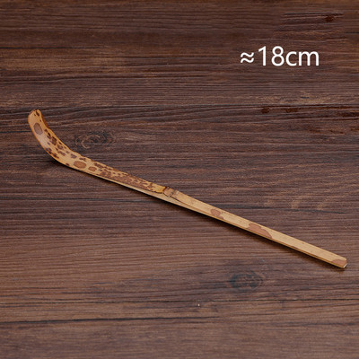 18*1cm, kézzel készített bambusz Matcha kanál teakanál Matcha tealevél rudak Teatű Fűszer Konyhai teaszertartási edények Kiegészítők