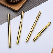 Ķīniešu stila tējas mākslas rīks Radošais misiņa tējas nazis Tējas kūka Daudzfunkcionāla tējas ceremonijas piederumi Mājsaimniecības tējas adatu komplektsZC367