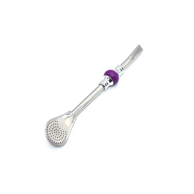 16cm 19cm rozsdamentes acél 304 szalmakanál színes gyöngy teafilter Yerba Mate Bombilla újrafelhasználható kávéskanál tejivás