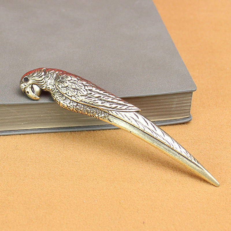 Vintage vara papagaiļa formas tējas nazis roku darbs tējas trauki tēja dzeršana biroja tējas ceremonijas piederumi Ķīniešu tējas adatu griezējs