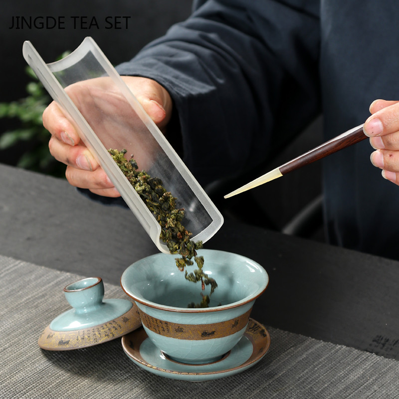 Ķīniešu vintage ledus krekinga glazūra Keramika Gaiwan Travel tējas trauks Mājas tējas trauki Aksesuāri Dzērienu trauki Personīgā tējas krūze 150 ml