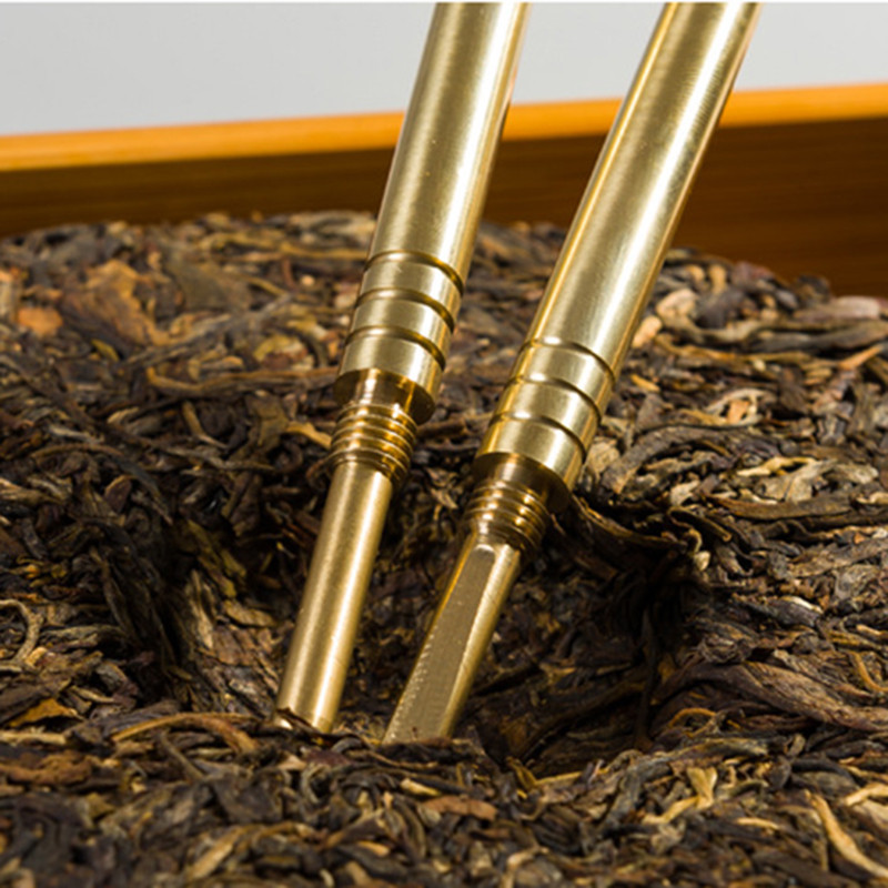 1 vnt. varinė arbatos adatėlė, subtili arbatos pjaustyklė Puer arbatos pjaustyklė su dangteliu arbatos ceremonijos priedai Amatai namų arbatos parduotuvėje