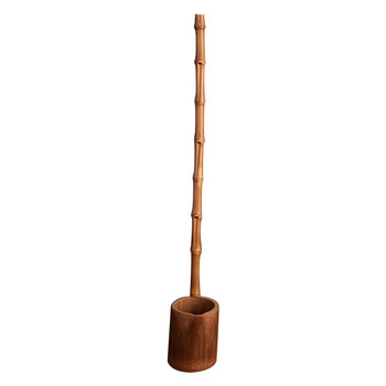 Χειροποίητη σέσουλα νερού μπαμπού με μακρύ χερούλι Κουτάλι Εργαλεία Μαγειρικής Σούπας Κουτάλι Κουτάλα Dipper Εργαλείο μεταφοράς κουταλιού νερού από φυσικό ξύλο