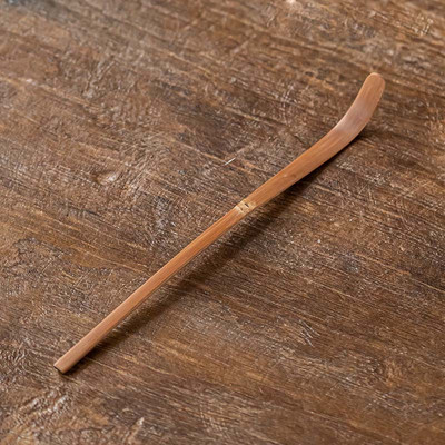 Japoniško stiliaus arbatinis šaukštelis bambuko dizaino Retro Matcha rankų darbo arbatos kepsninė arbatos adatėlė arbatos peilis Dvejopos paskirties arbatos ceremonijos dalysZC369