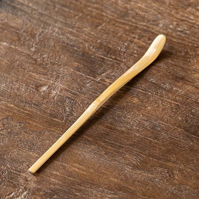 Japoniško stiliaus arbatinis šaukštelis bambuko dizaino Retro Matcha rankų darbo arbatos kepsninė arbatos adatėlė arbatos peilis Dvejopos paskirties arbatos ceremonijos dalysZC369