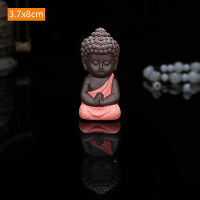 Kínai Yixing Purple Clay Tea Pet Lovely Figura Szobor Tea Asztali Dekoráció Otthoni Asztali Dekoráció Lila Agyag Teakészlet Kiegészítők