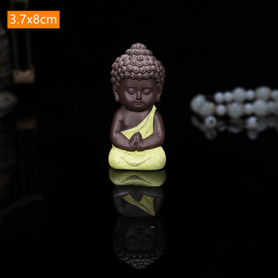 Kínai Yixing Purple Clay Tea Pet Lovely Figura Szobor Tea Asztali Dekoráció Otthoni Asztali Dekoráció Lila Agyag Teakészlet Kiegészítők