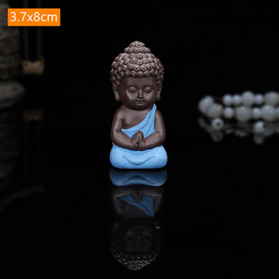 Kínai Yixing Purple Clay Tea Pet Lovely Figura Szobor Tea Asztali Dekoráció Otthoni Asztali Dekoráció Lila Agyag Teakészlet Kiegészítők