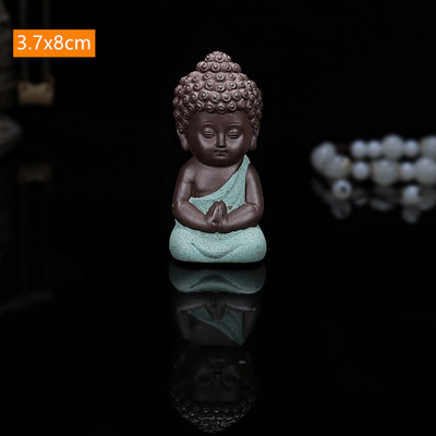 Kínai Yixing Purple Clay Tea Pet Lovely Figura Szobor Tea Asztali Dekoráció Otthoni Asztali Dekoráció Lila Agyag Teakészlet Kiegészítők