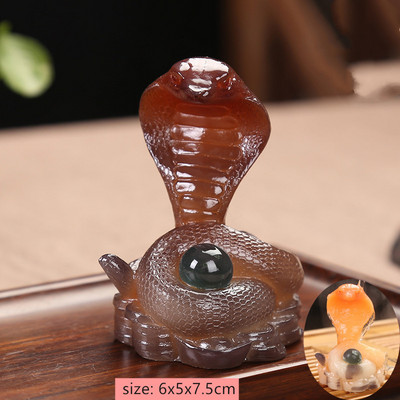 Radoša sveķu krāsas maiņa tēja Mājdzīvnieks Ķīniešu zodiaka statuja