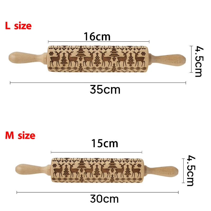 Reljefs Rotning Pins Ziemassvētkiem 3D raksts Zieds Sniegpārsla rotangpalma Koka Cepumu Veidne Lāzergravēts DIY Cepšanas rīki 2021