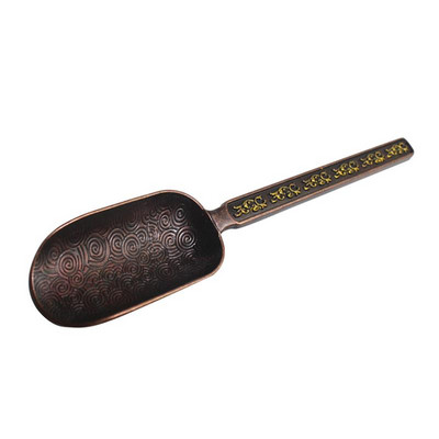 Tējas karotes karotes Fu Kung karotes izvēles lāpstiņas rīks Antīks mērīšanas lapas kafijas cukurs, japāņu pasniegšanas lāpstiņas pupiņas