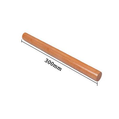 16/30/40 cm Nepiedegoša kūka Fondant mīklas izstrādājumi Koka velmējamā tapa Reljefs rullītis virtuves kūku rullīšu amatniecības cepšanai