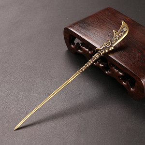 1 vnt Vintage vario arbatos peilis Arbatos indas Arbatos gėrimas Kinietiško stiliaus arbatos ceremonijos priedai Arbatos adata