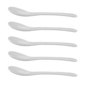 LBER rinkinys iš 5 keraminių šaukštelių arbatinio šaukštelio uogienės medaus