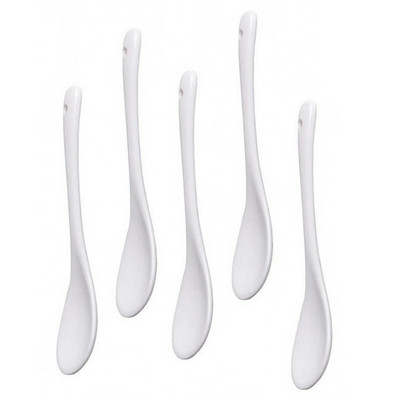 LBER rinkinys iš 5 keraminių šaukštelių arbatinio šaukštelio uogienės medaus