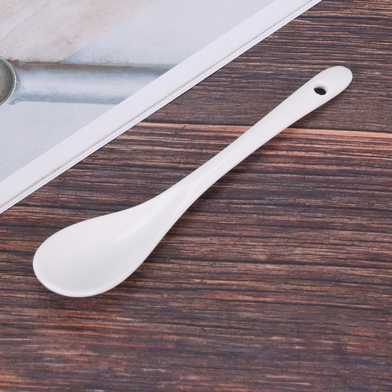 LBER rinkinys iš 5 keraminių šaukštelių arbatinio šaukštelio uogienės medaus