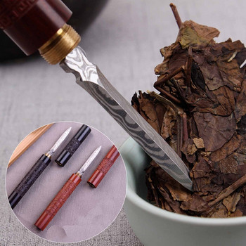 Αξεσουάρ μαχαιριού τσαγιού Μαχαίρια σκάλισης Puer Tea Knife Επαγγελματικές συσκευές τσαγιού για Prying Puer Tea Cakes 2 τύποι για να επιλέξετε