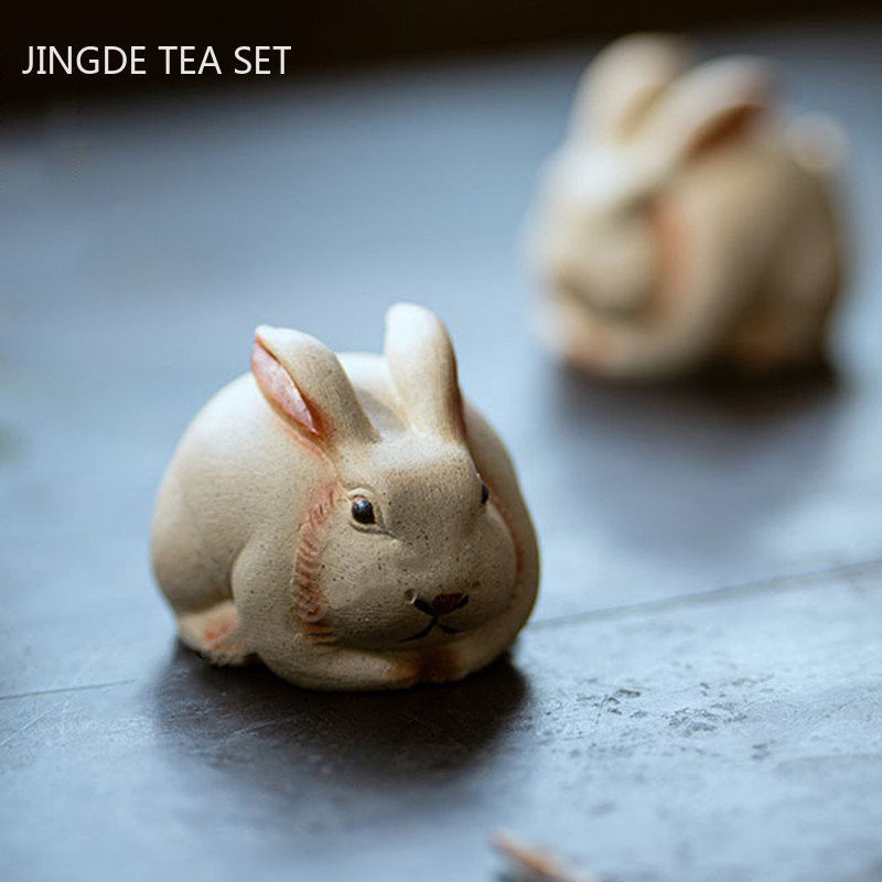 Radoša purpura māla Zodiaka truša tēja Mājdzīvnieks var tikt pacelts Tējas paplāte Rotājumi Tējas servīzes piederumi Roku darbs Skulptūra Dekoratīvs