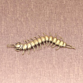 Antik bronz százlábú figurák díszek tiszta réz mozgatható szimuláció állatszobor kézművesség Otthoni Feng Shui asztali dekorok