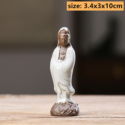 Szép állatszobor teás asztaldísz kínai stílusú kerámia tea kisállat díszek íróasztal asztali kézműves teáskészlet kellékek