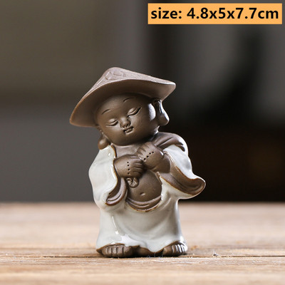 Szép állatszobor teás asztaldísz kínai stílusú kerámia tea kisállat díszek íróasztal asztali kézműves teáskészlet kellékek