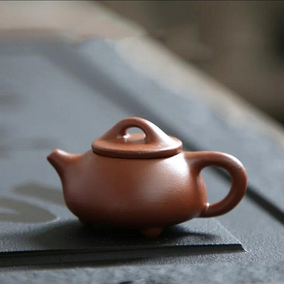 1gb Purpura māla tēja Pet Mini pirkstgaliem Tējkannas rotājumi Radošs tējas komplekts Piederumi Boutique tējas galda dekorēšana tējkanna