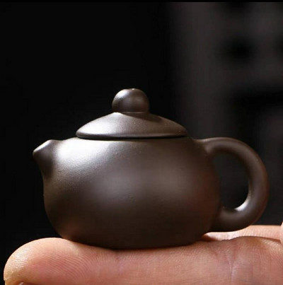 1gb Purpura māla tēja Pet Mini pirkstgaliem Tējkannas rotājumi Radošs tējas komplekts Piederumi Boutique tējas galda dekorēšana tējkanna