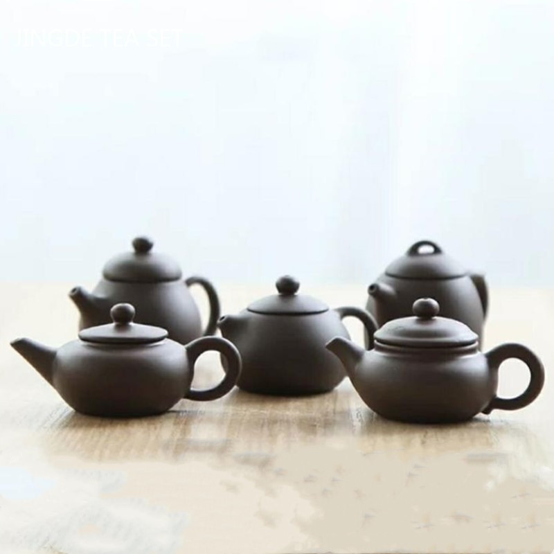 1gb Purpura māla tēja Pet Mini pirkstgaliem Tējkannas rotājumi Radošs tējas komplekts Piederumi Boutique tējas galda dekorēšana tējkanna