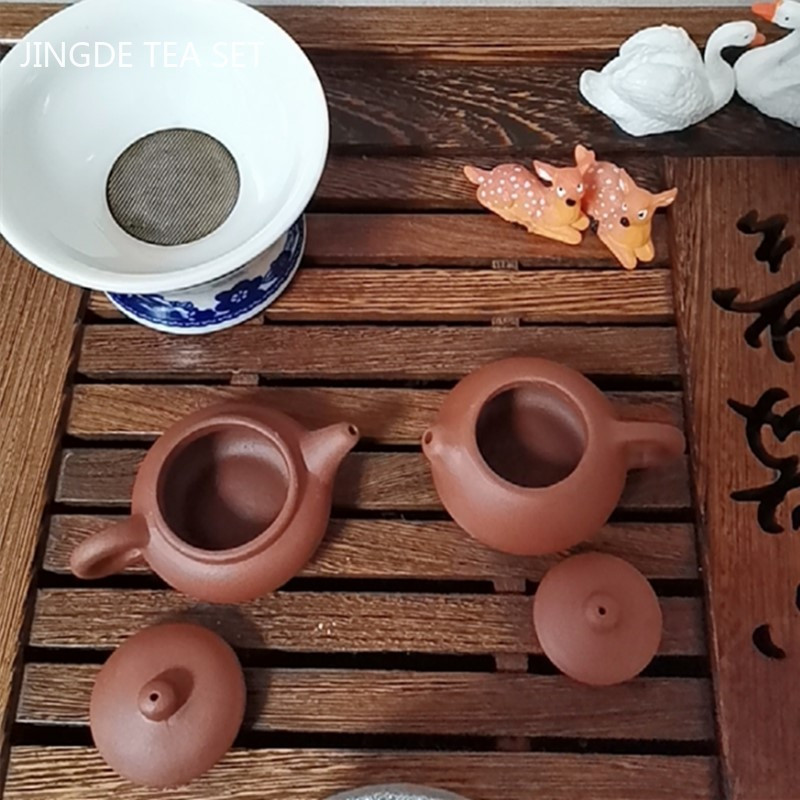 1gb Purpura māla tēja Pet Mini pirkstgaliem Tējkannas rotājumi Radošs tējas komplekts Piederumi Boutique tējas galda dekorēšana tējkanna