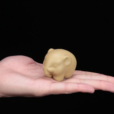 1 Gb Boutique Purpura māla tēja mājdzīvnieks Jauki mazs zilonis Statujas tēja Figūriņa Ornaments oolong Tēja Aksesuāri mājas tējas dekorēšana