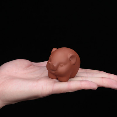 1 Gb Boutique Purpura māla tēja mājdzīvnieks Jauki mazs zilonis Statujas tēja Figūriņa Ornaments oolong Tēja Aksesuāri mājas tējas dekorēšana