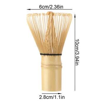 80/100 Fringe DIY Matcha Green Tea Powder Whisk Japanese Ceremony Bamboo Chasen Teaware Βούρτσα τσαγιού Εργαλείο τσαγιού Αξεσουάρ κουζίνας