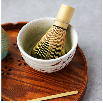 1 bucată set de ceai japonez Matcha ceai verde perie de amestecare din bambus instrument de perie de bucătărie Accesorii din bambus matcha