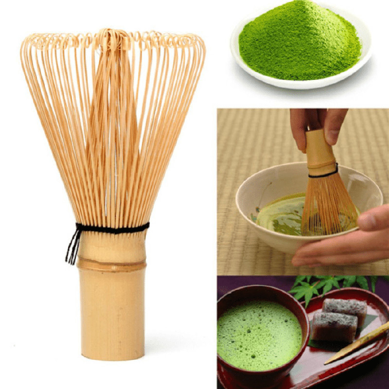 1 gabalas japoniškos arbatos rinkinys Matcha žaliosios arbatos maišymo šepetėlis bambuko naudingų šepetėlių įrankis virtuvės Matcha bambuko priedai