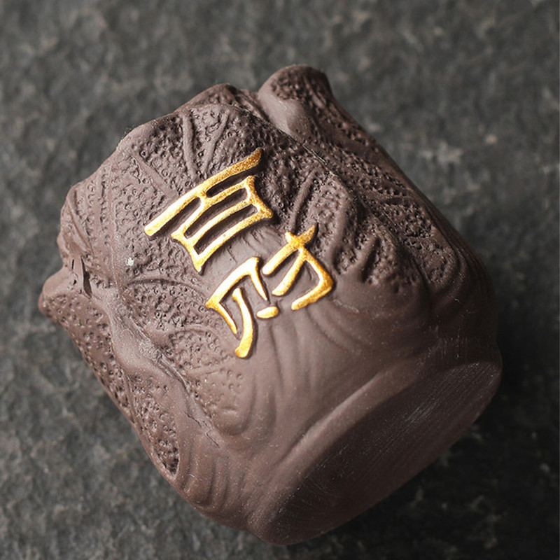 Radoša purpura māla tēja mājdzīvnieku pirkstiem mini puķu pods hidroponiski augi dārza pundurkociņš rotājumi Boutique tējas servīzes dekorēšana