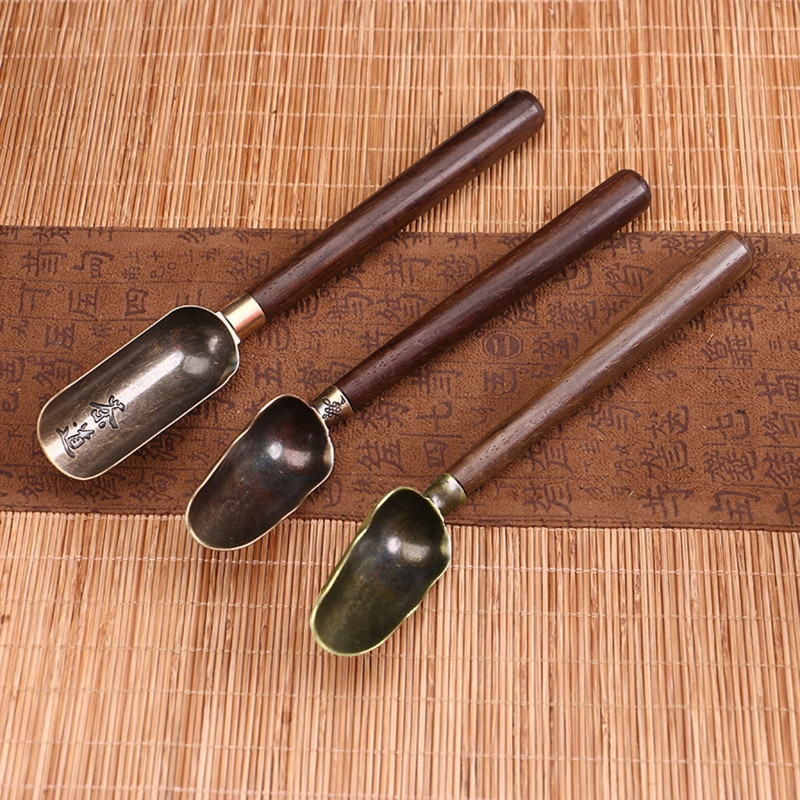 Desszert Kávé Fagylalt Gyümölcs kanalak Tiszta sárgaréz konyhai kiegészítők