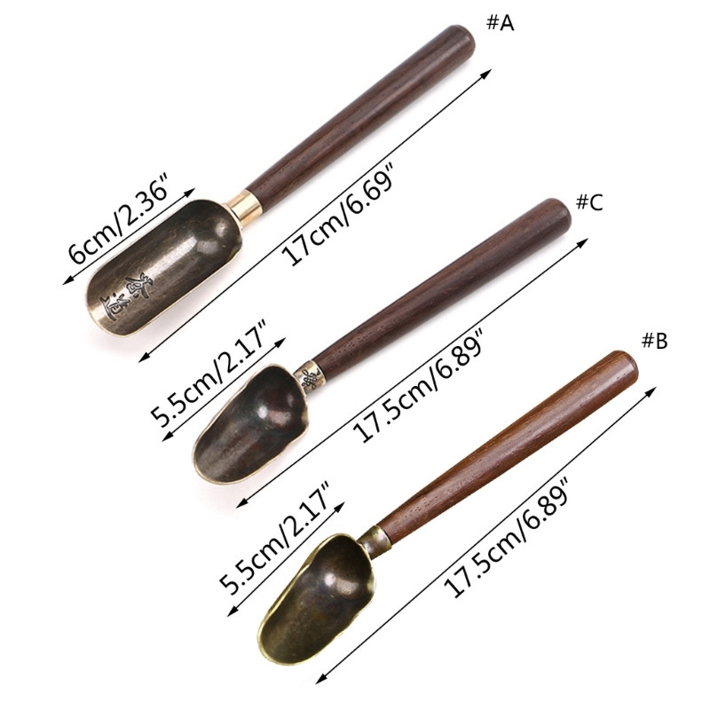 Desszert Kávé Fagylalt Gyümölcs kanalak Tiszta sárgaréz konyhai kiegészítők