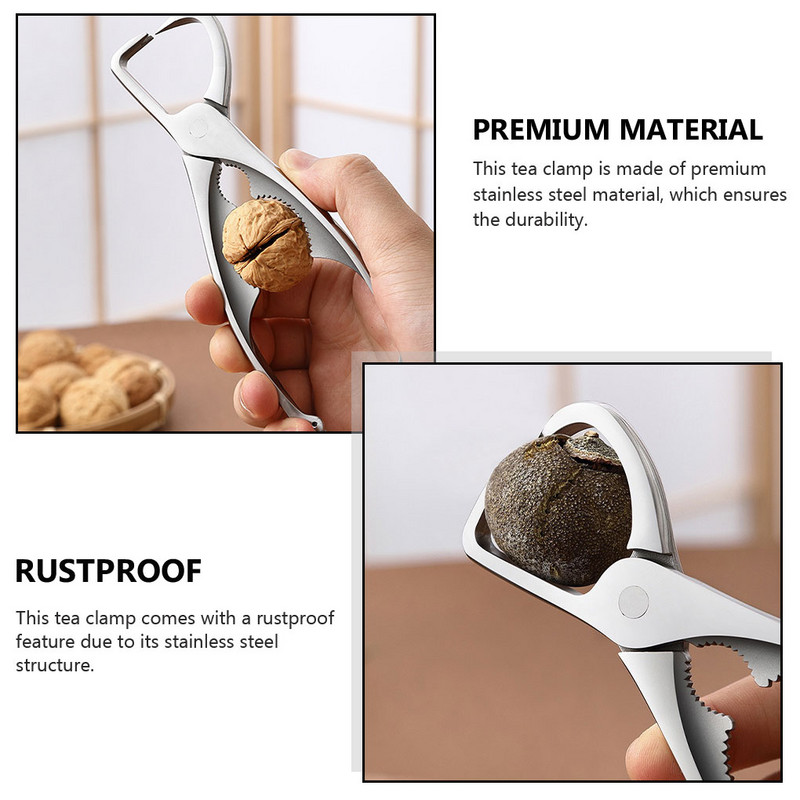 304 nerūsējošā tērauda tējas skava, daudzfunkcionāla rūsas necaurlaidīga tējas skava, knaibles griešanas instruments.