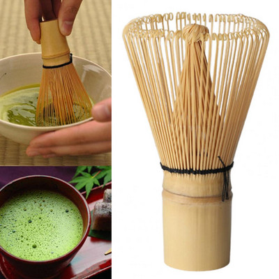 Разбиване за чай Дълготрайно бързо смесване Бамбукова японска церемониална разбиване Matcha Инструмент за разбиване на зелен чай Matcha