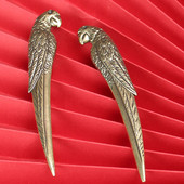 1 gab. Vintage vara papagaiļa formas tējas nazis, ar rokām gatavots tējas trauks, tējas dzeršana, biroja tējas ceremonijas piederumi