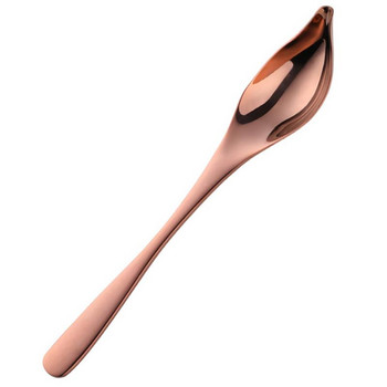 1Pcs Chef Pencil Sauce Painting Spoon от неръждаема стомана Кухня Ресторант Западна храна Печене Десерт Декорация Art Draw Spoons