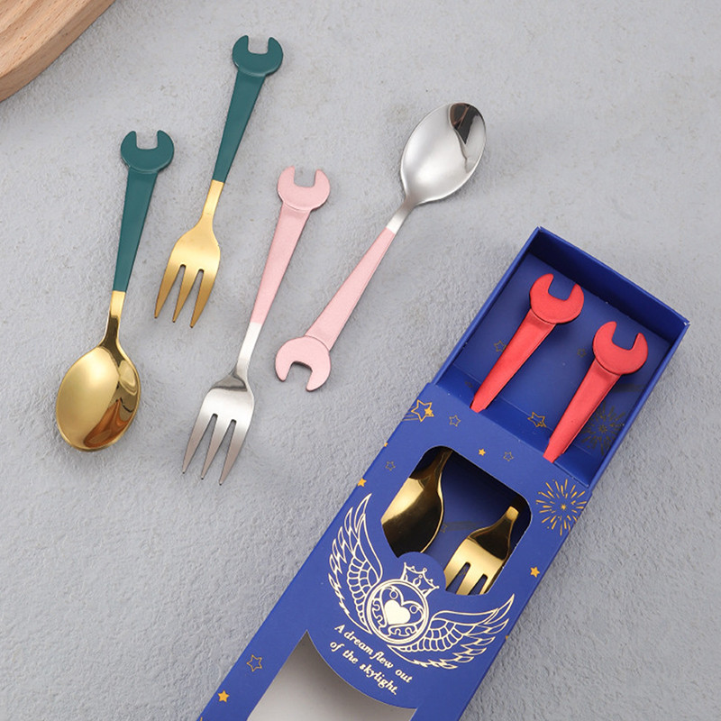 2Gb Galda trauku salātu serveru komplekts nerūsējošā tērauda salātu servēšanas komplekts salātu servēšanas salātu karotes salātu dakšiņas virtuves piederumi