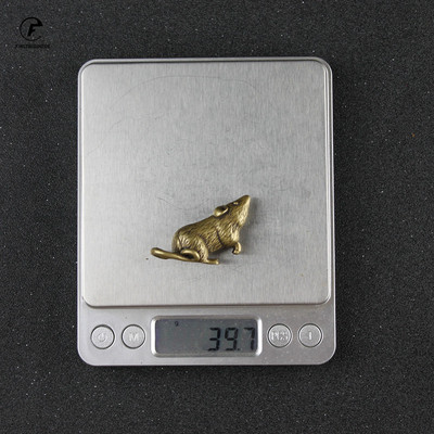 Jauna antīka misiņa zodiaka žurkas persiku statujas rotājumi vintage vara dzīvnieku peles tējas mājdzīvnieku turētājs mazo peļu tējas mājdzīvnieku dekors