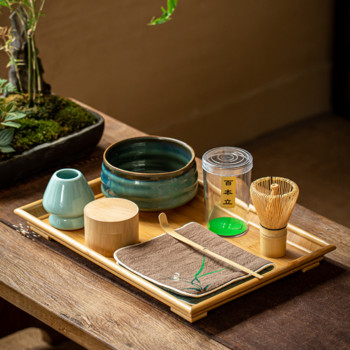 Четка за чай Bamboo Matcha Whisk (Chasen) Японски комплект за чай Чаена лъжица Ложичка Matcha Мелничка Четки Кухненски аксесоари за бамбуков чай