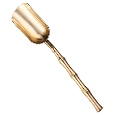 Tea kellékek Kínai Kung Fu Retro stílusú sárgaréz teáskanál Hordozható finom kanalak sárgaréz anyagú teáskanál 5 stílus