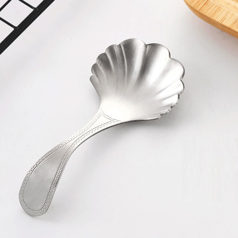 Kreatív formájú rozsdamentes acél teáskanalak kávé desszert kanalak háztartási teás edények fagylalt méz sólapát Konyhai eszközök