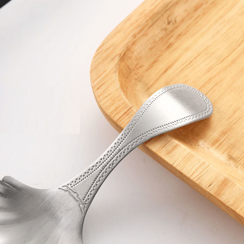 Kreatív formájú rozsdamentes acél teáskanalak kávé desszert kanalak háztartási teás edények fagylalt méz sólapát Konyhai eszközök